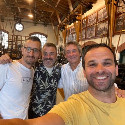 Eñaut Elorrieta, Xabier Zeberio selfie