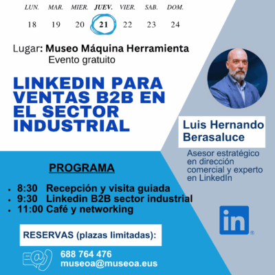 Evento Linkedin B2B en el sector industrial